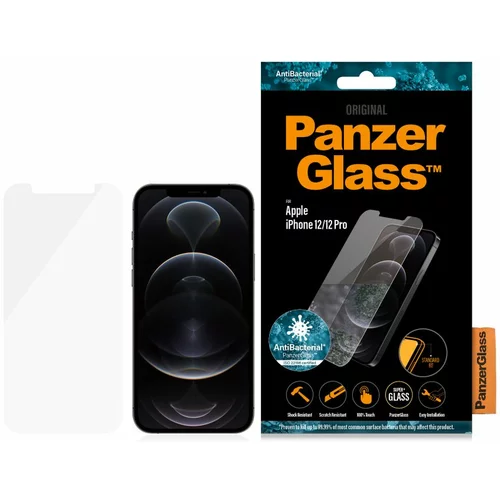 Panzerglass zaštitno staklo za iPhone 12/12 Pro standard fit antibacterial