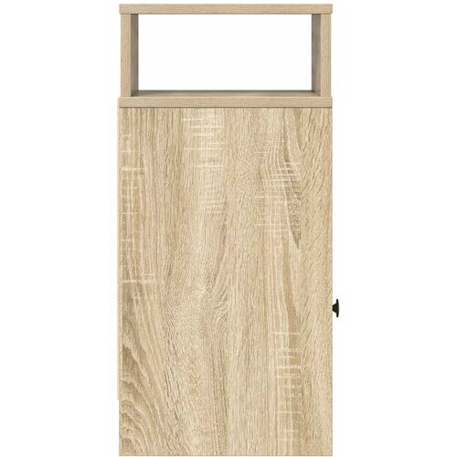  Noćni ormarići 2 kom s ladicom sonoma hrast 25x31x66 cm Slike