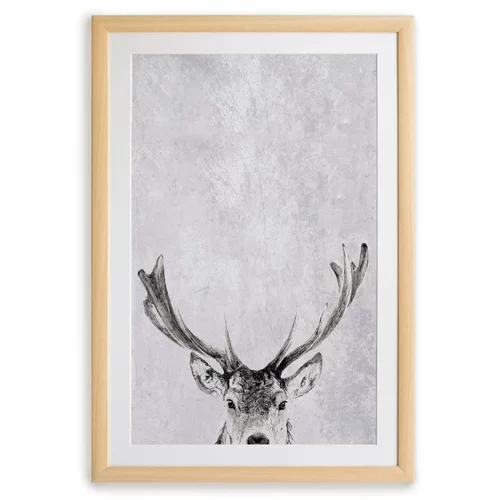 Surdic Zidna slika u okviru Deer, 35 x 45 cm