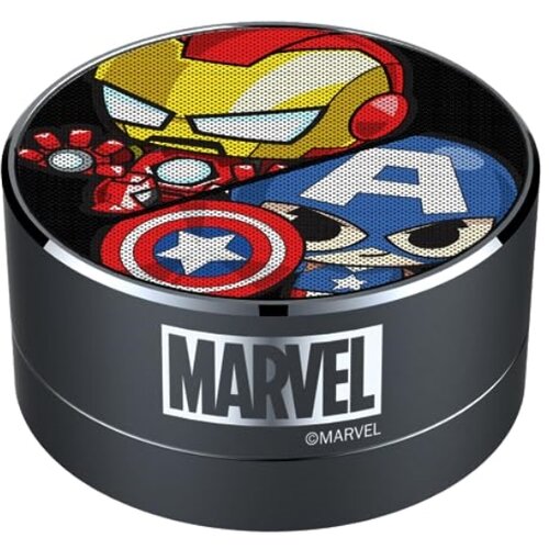 ERT Group bluetooth speaker marvel model avengers 003, 3W prenosni zvočnik, vgrajen mikrofon in fm radio, reža za mikro sd kartice, polnilna baterija, (21618364) Slike