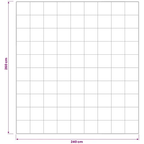  Poplun TRIER 240x260 cm 4 godi&amp;scaron;nja doba 350 GSM Bijela Slike