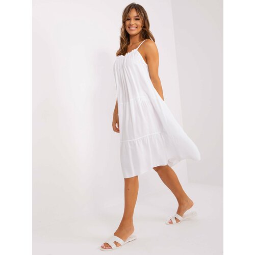 Fashion Hunters White summer dress for hangers OCH BELLA Slike