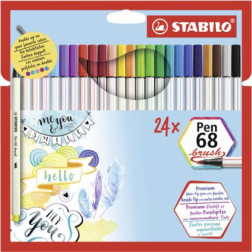 Stabilo Čopič Pen Pen 68 čopič, kartonska &amp;scaron;katla 24, (21656431) Slike