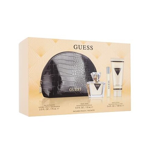 Guess Seductive darilni set toaletna voda 75 ml + losjon za telo 100 ml + toaletna voda 15 ml + kozmetična torbica po&scaron;kodovana &scaron;katla za ženske Cene