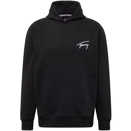 Tommy Jeans Sweater majica crna / bijela Cene