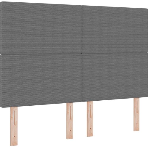 VidaXL Naslon za glavo Preprost dizajn Svetlo siva 140 cm Kordurojska tkanina, (22052641) Slike