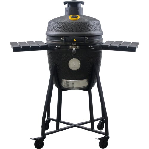 GRLLR Ember Kamado Classic 18" - Matt Black Cene