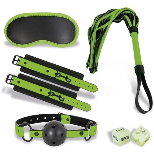 INTOYOU Shining Line Glow in the Dark Bondage Set 5pcs Cene