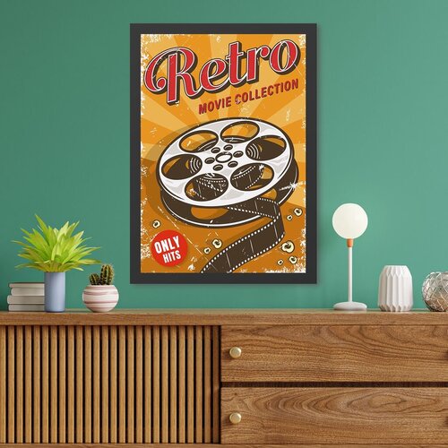 Wallity uramljena slika retro movie collection, 40x55 cm Cene