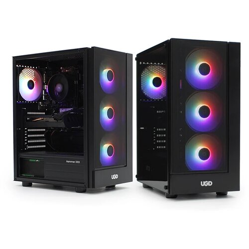 UGD Kući&scaron;te, PC AMD gaming Ryzen 5 5500/16GB/1TB/RX6600 8GB Hamer, Crno Cene