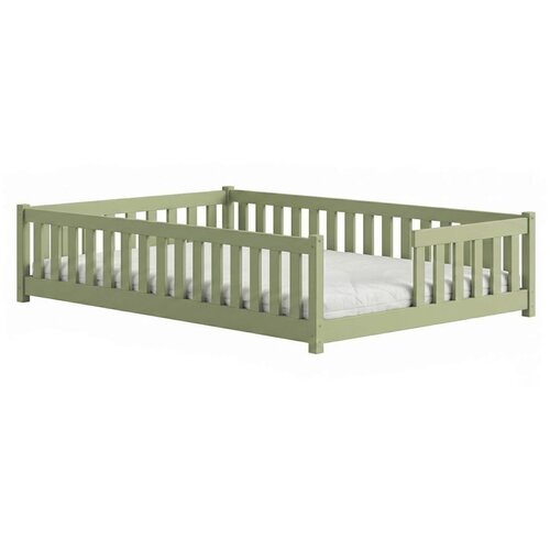  Drveni dječji krevet Levi - 200x140 cm - olive Slike