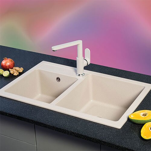 Metalac granitna sudopera xQuardo Plus 2D 780x500 Beige Slike