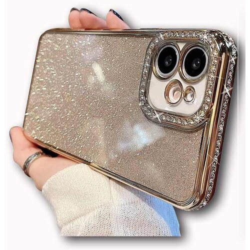 Shining CIRKON 12 PRO SILIKON IPHONE ZLATNA Slike