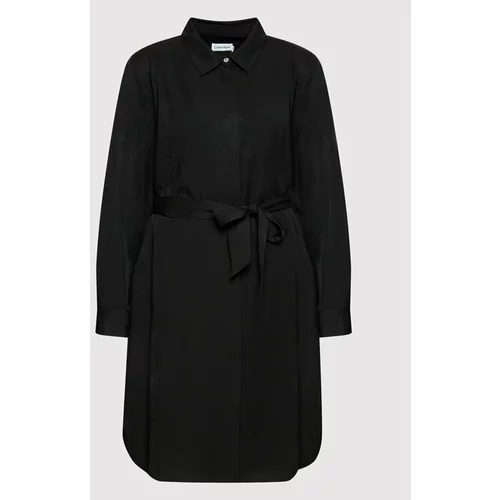 Calvin Klein Srajčna obleka K20K204892 Črna Regular Fit