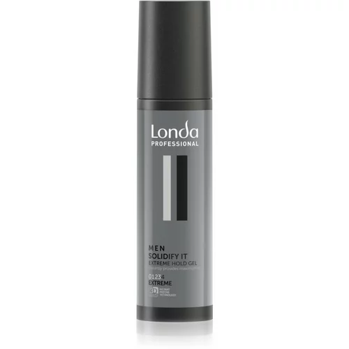 Londa Professional Men Solidify It gel za stiliziranje s dodatno pojačanim učvršćivanjem 100 ml