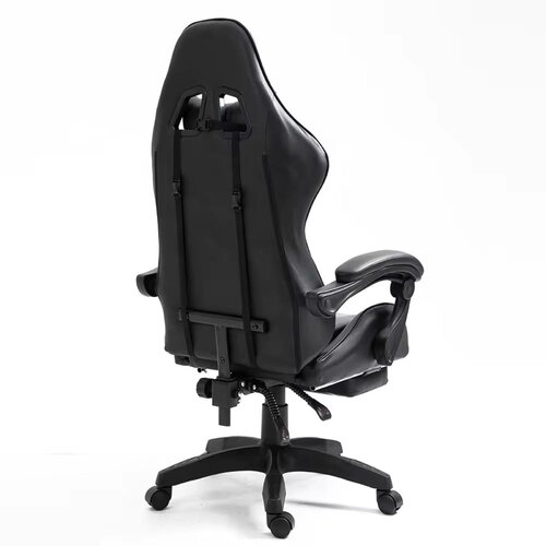  Gaming stolica sa osloncem za noge LE TOY - crna Slike