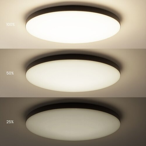  LED prigu&amp;scaron;iva stropna lampa SIENA LED/80W/230V 3000-6000K prečnik 75cm crna+DO Slike
