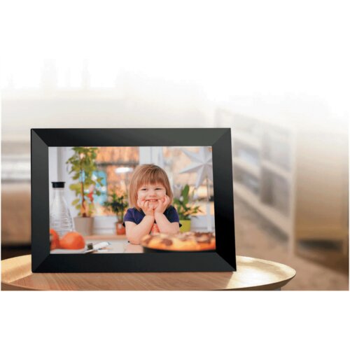 IRRADIO Digitalni foto okvir DPF-IR10B, 10&amp;quot;, IPS touch panel, WiFi, Crni Slike