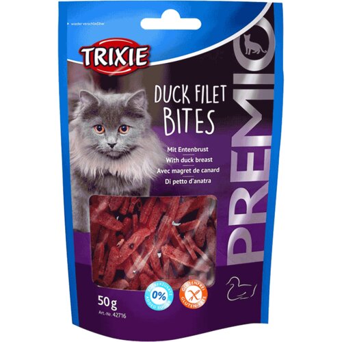 Trixie zalogajčići od pačetine Duck Filet Bites, 50 g Slike