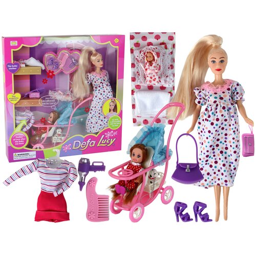  Pregnant Lucy Doll Set XXL Accessories Slike