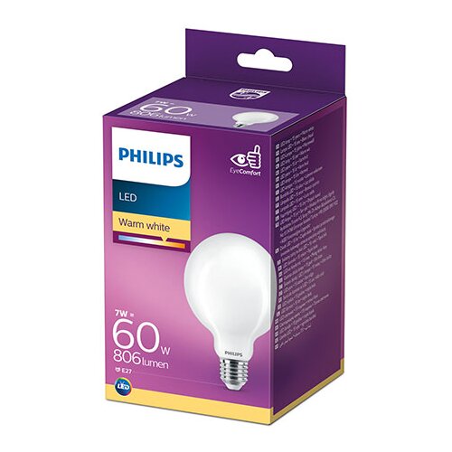 Philips PS743 led classic sijalica 7W (60W) G93 E27 ww 2700K fr nd RFSRT4 Slike