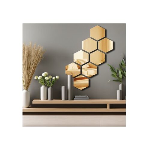 WALLXPERT dekorativno ogledalo Ozgl525 gold Cene