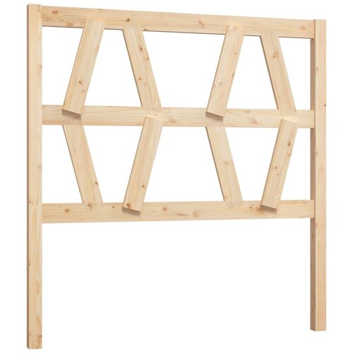 Maison Chic posteljno vzglavje - vzglavna omarica - nočna omarica 96x4x100 cm trdna borovina, (21704744) Slike