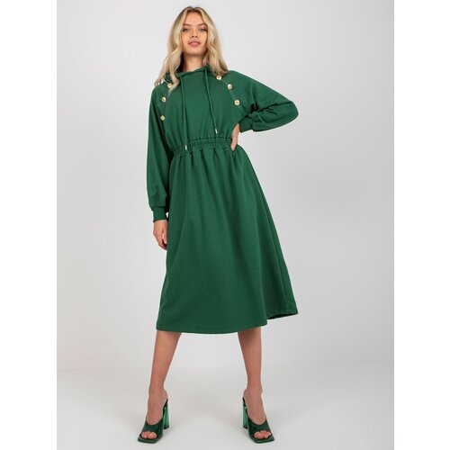 RELEVANCE Dress-RV-SK-8336.12P-dark green Slike