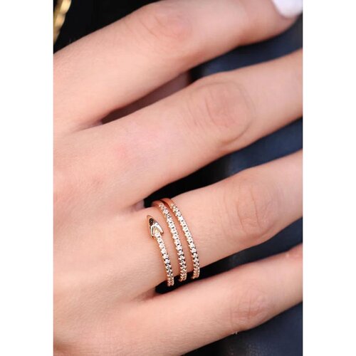 Fenzy eleganten prstan, Art598, rose-gold Cene