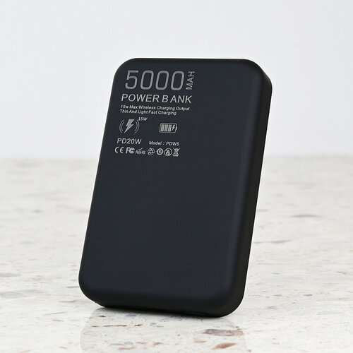 Oxpower Power bank prenosiva baterija Magsafe PD W5 5000mAh crna Slike