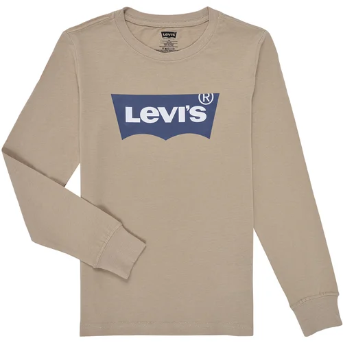 Levi's Majice z dolgimi rokavi LVB L/S BATWING TEE Bež