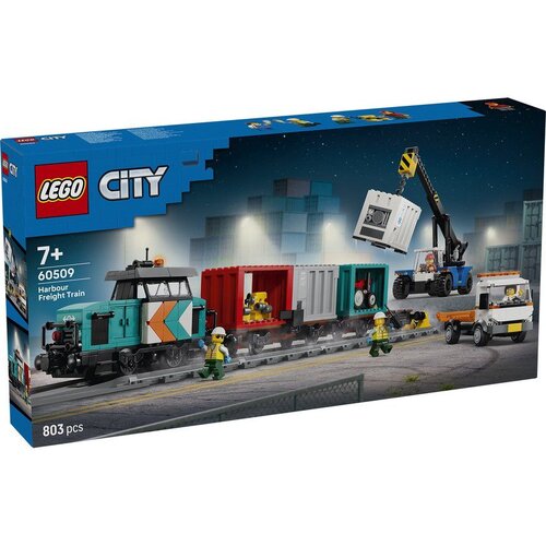 Lego City Harbor Cargo Train with Crane and Truck 60509 Slike