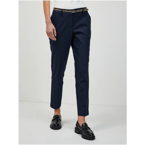 Orsay Dark blue chino trousers - Women