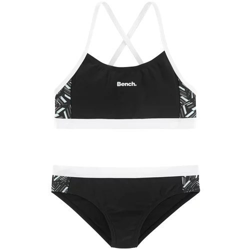Bench Bikini siva / črna / bela