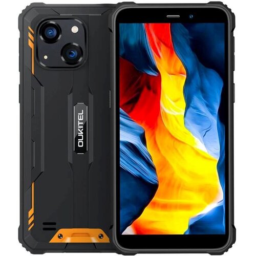 Oukitel G2 6&amp;rsquo; 4 /64 DS smartphone. 6300 mAh(orange) without charger Slike