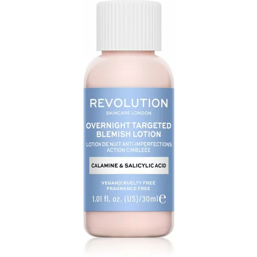 Revolution Blemish Calamine & Salicylic Acid lokalna njega protiv akni za noć 30 ml