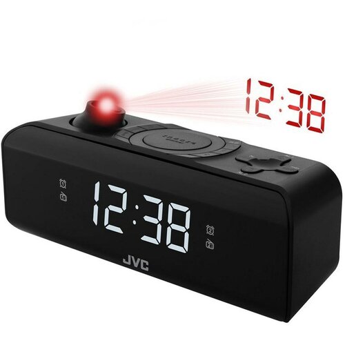 JVC Radio budilka RA-E211B s projekcijo časa, (5000512626) Slike