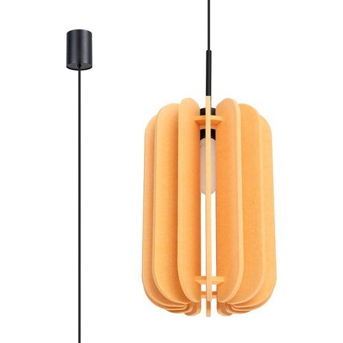 Sollux Lighting Sollux SL.1858 - Visilica na kablu MULA 1xE27/15W/230V prečnik 27 cm žuta Cene