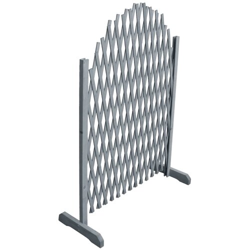 vidaXL Mrežna ograja trden les jelke 1,8x1 m siva Cene