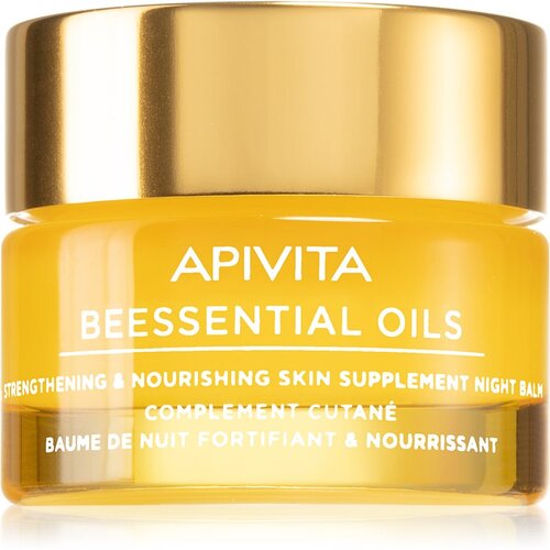 Apivita Beessential Oils nočni balzam za obraz za prehrano in hidracijo 15 ml Cene