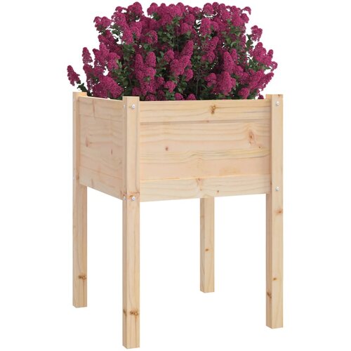  Vrtne sadilice 2 kom 50 x 50 x 70 cm od masivne borovine Slike
