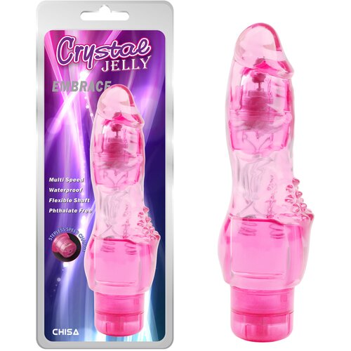  Silikonski vibrator u roze boji Embrace CN 601378056 Slike