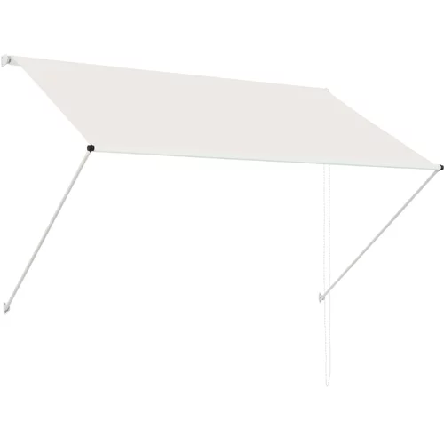 vidaXL Zložljiva tenda 200x150 cm krem, (20966273)