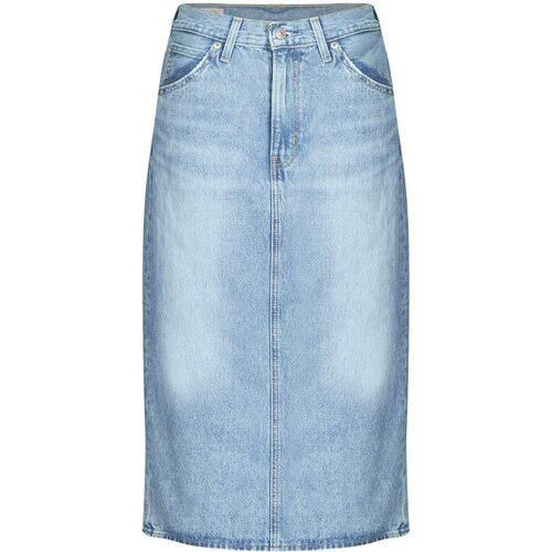 Levi&amp;#039;s HR BACK SLIT SKIRT Plava Slike