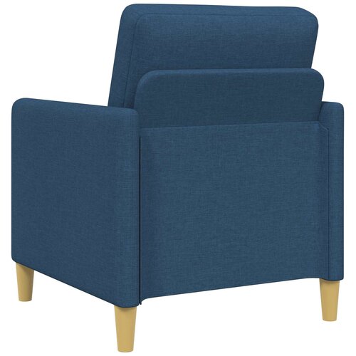  Set sofe s pohranom 2 pcs Plava Poliester Slike