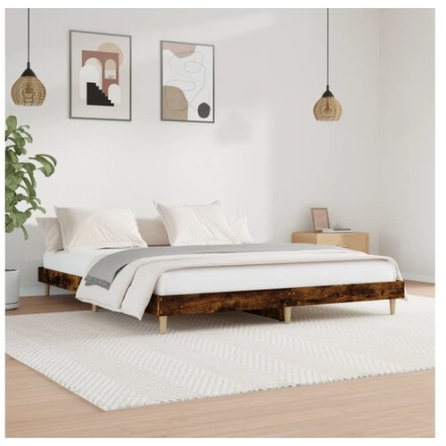  Okvir za krevet boja hrasta 200x200 cm konstruirano drvo Cene