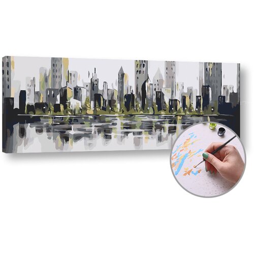 Artmie slika po brojevima GRAD – 100x40 cm - bez rama Cene