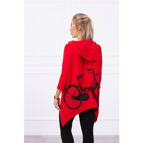 Kesi Cycling print sweatshirt red Cijene