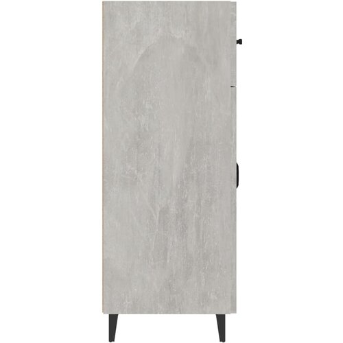  Komoda siva boja betona 69,5x34x90 cm od konstruiranog drva Slike