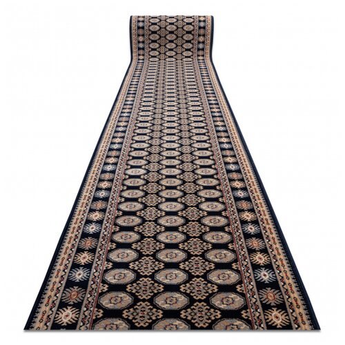 RugsX Volneni tekač NAIN Rozeta 6177 51011 temno modra / bež 80 80x900 cm, (21995814) Cene